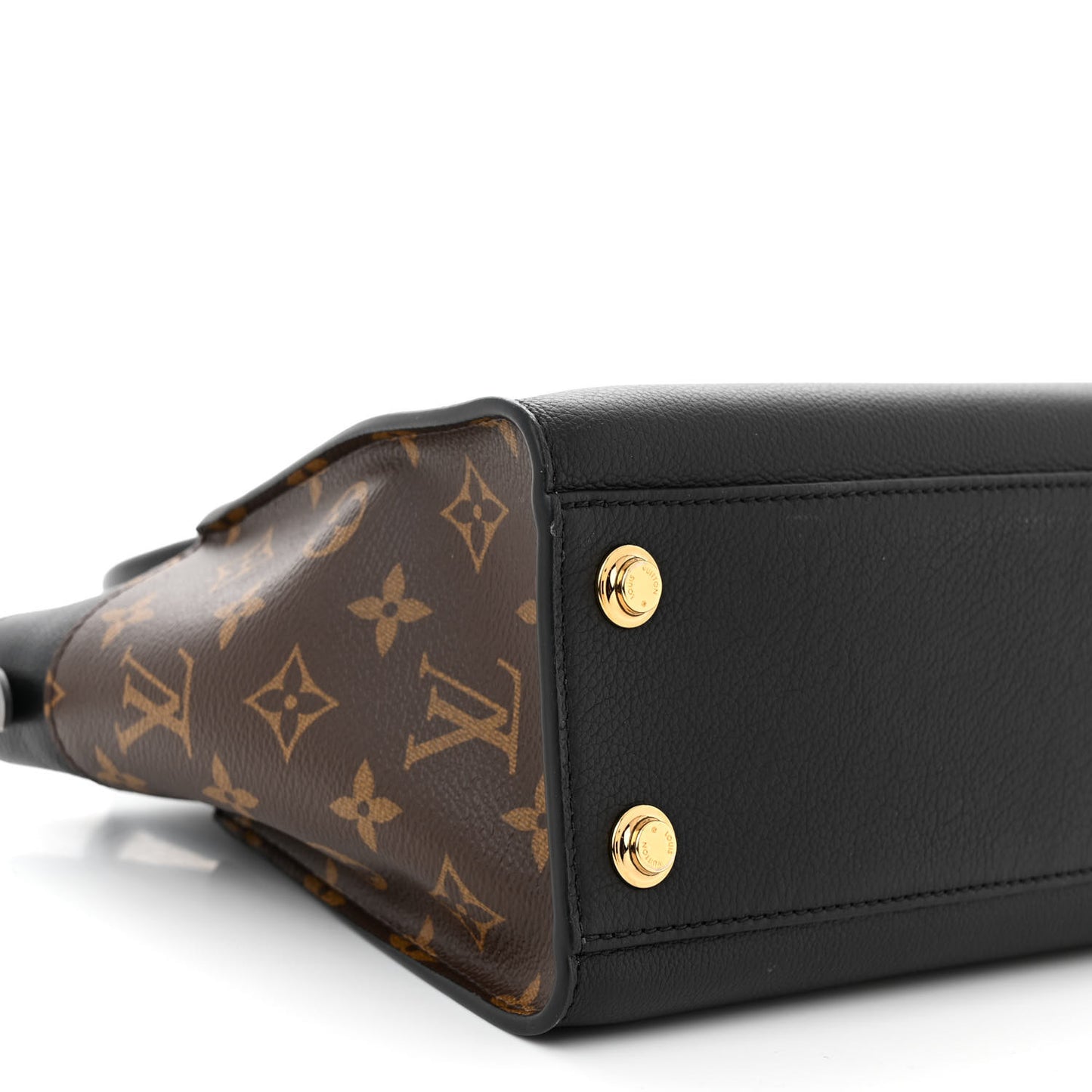 Calfskin Monogram On My Side PM Black