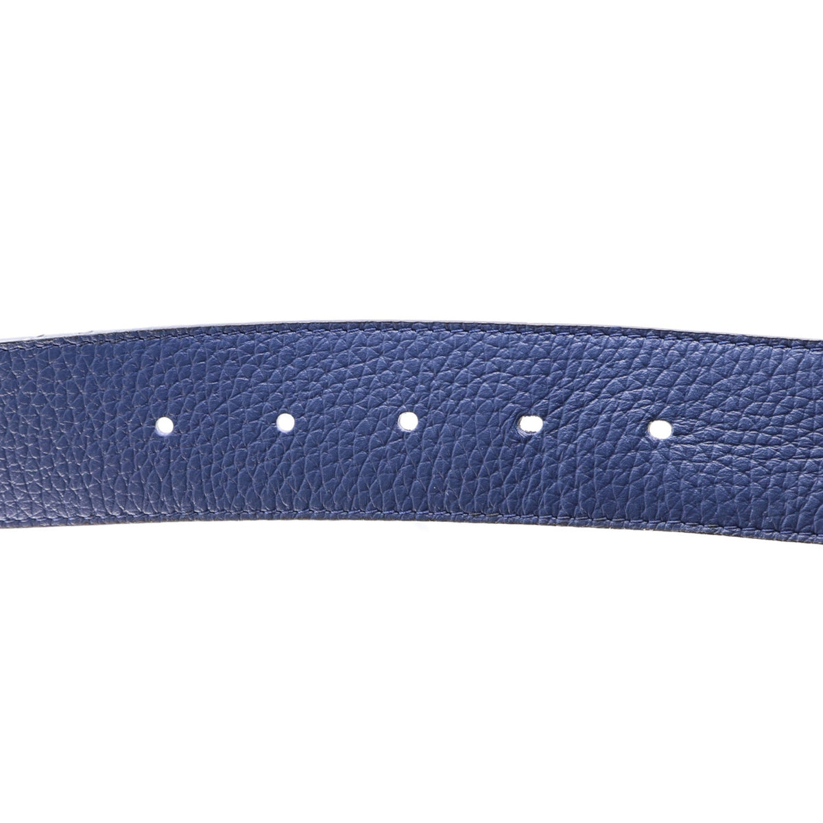 Calfskin 40mm Damier LV Reversible Belt 100 40 Black Midnight Navy