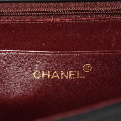 Chanel Lambskin Quilted XL Jumbo Single Flap Black 7 of 14