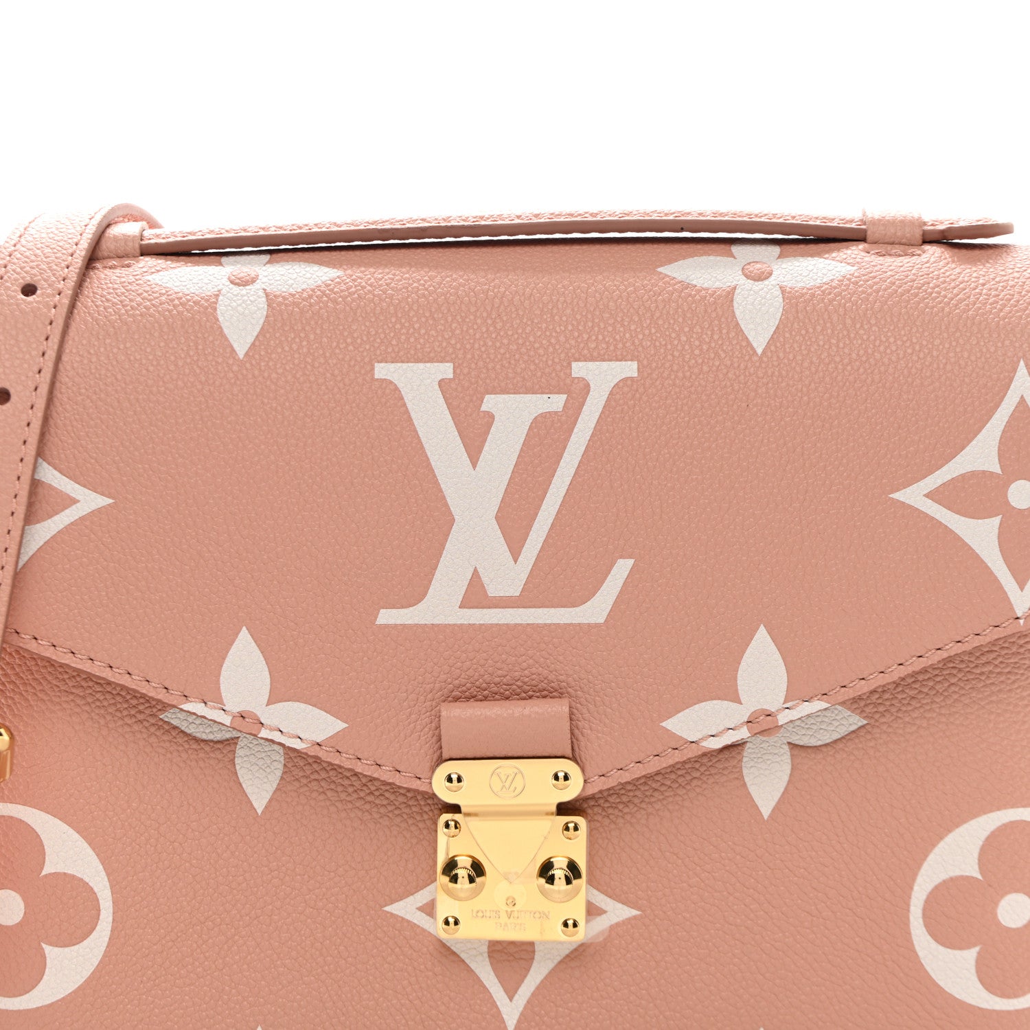 Louis Vuitton Empreinte Monogram Giant Pochette Metis Rose Trianon Cream 7 of 9