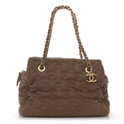 Chanel Caviar Wild Stitch Tote Brown 1 of 10