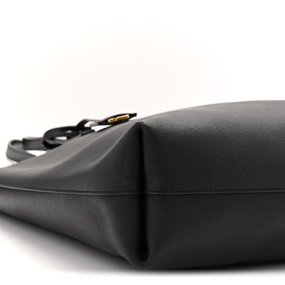Saint Laurent Calfskin North-South Shopping Tote Black 10 of 12