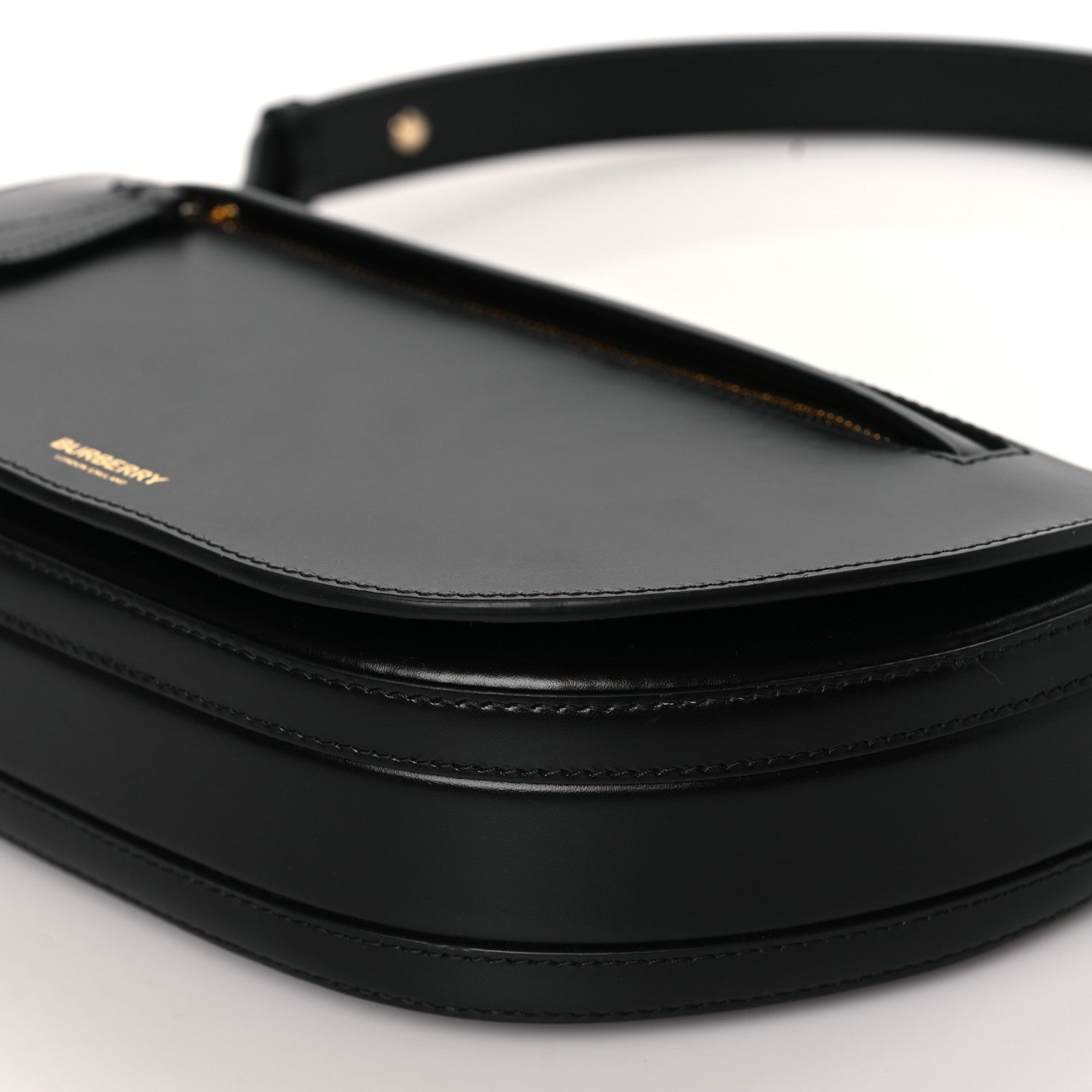 Burberry Calfskin Small Olympia Shoulder Bag Black 8 of 8