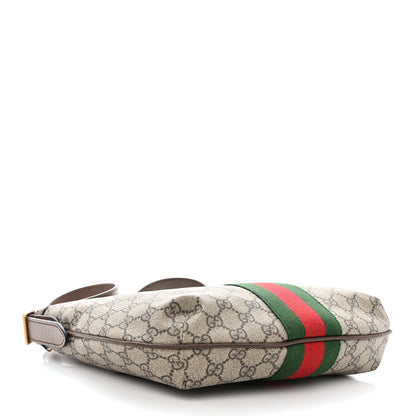 Gucci GG Supreme Monogram Web Small Ophidia Half Moon Hobo Brown 4 of 11