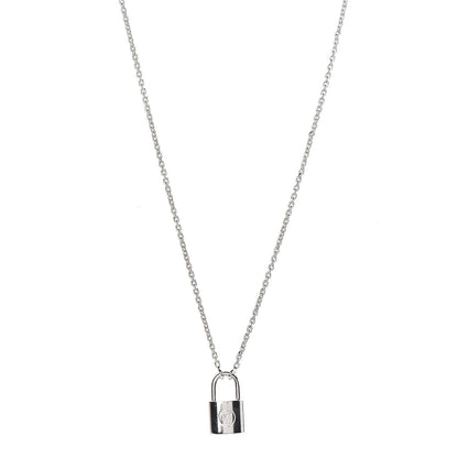 Louis Vuitton Sterling Silver Lockit Necklace 1 of 7
