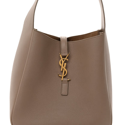 Saint Laurent Smooth Calfskin Small Le 5 A 7 Soft Hobo Dusty Grey 7 of 9