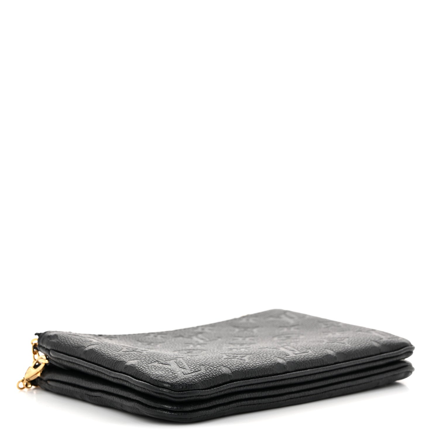 Louis Vuitton Empreinte Double Zip Pochette Black 4 of 11