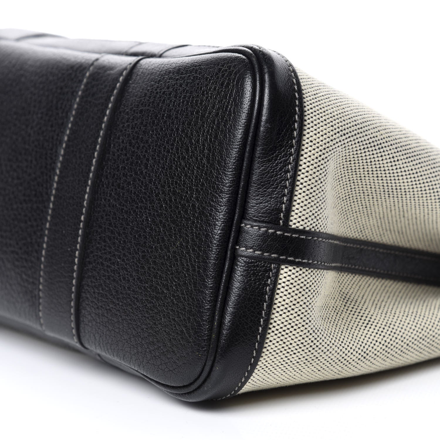Hermes Twill D H Negonda Garden Party 30 TPM Ecru Black 7 of 9
