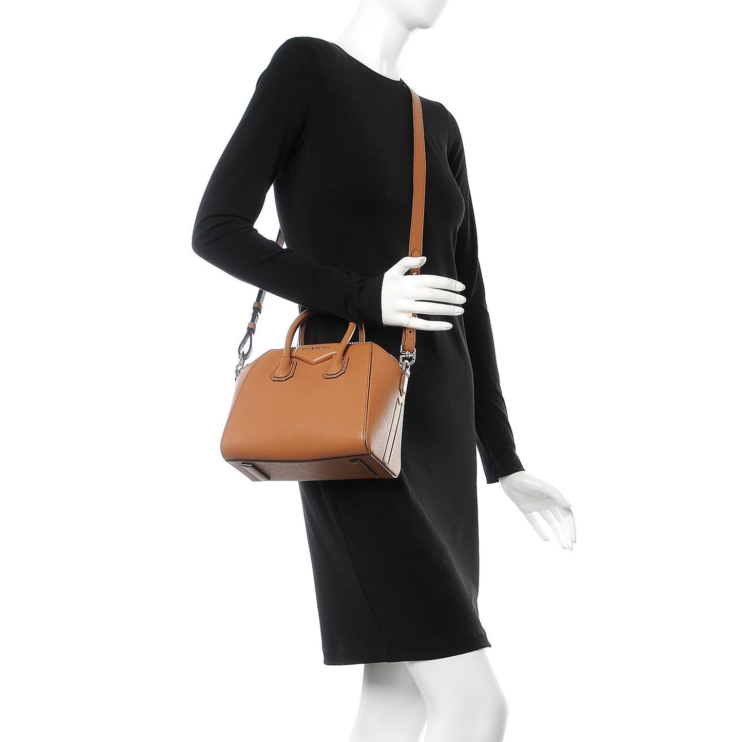 Sugar Goatskin Mini Antigona Caramel