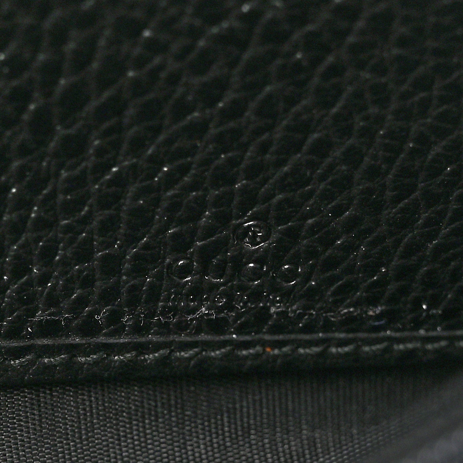 Gucci Dollar Calfskin GG Marmont Continental Wallet Black 6 of 9