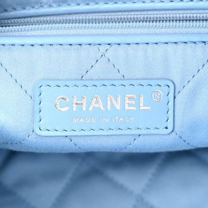 Chanel Denim Quilted Small Chanel 22 Light Blue 6 of 10