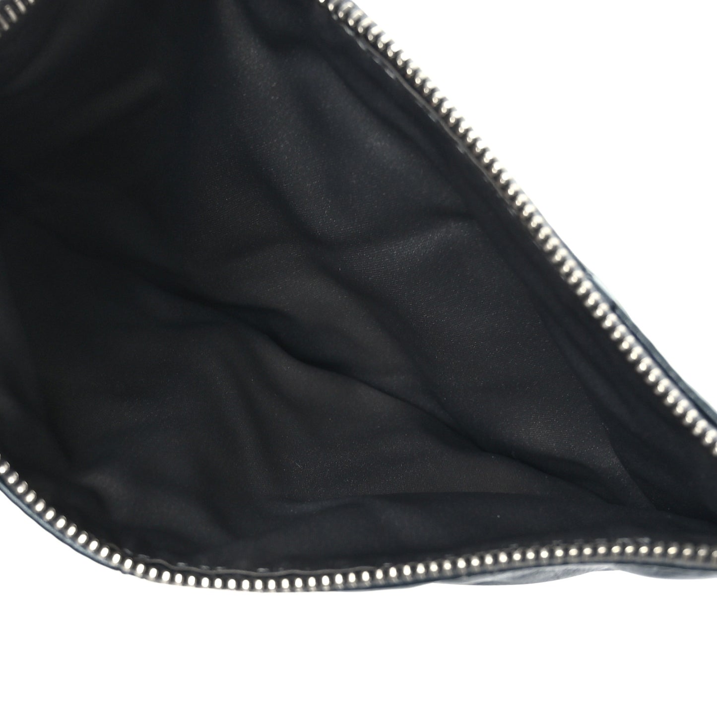 Metallic Lambskin Quilted Large Week End on Mars Tote Dark Grey