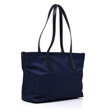 Burberry Nylon Logo Small Ardwell Tote Navy 3 of 10