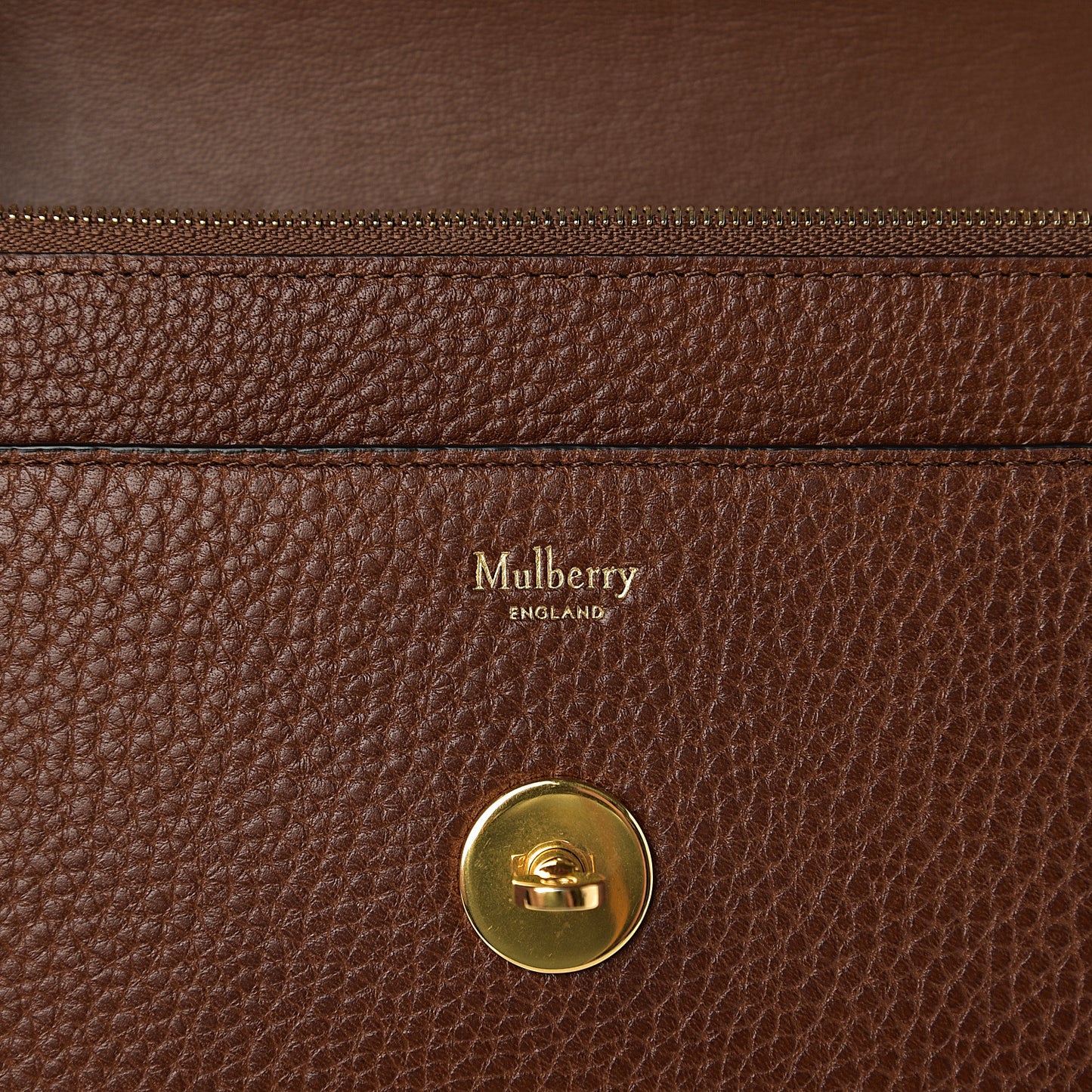 Small Classic Grain Calfskin Small Darley Oak