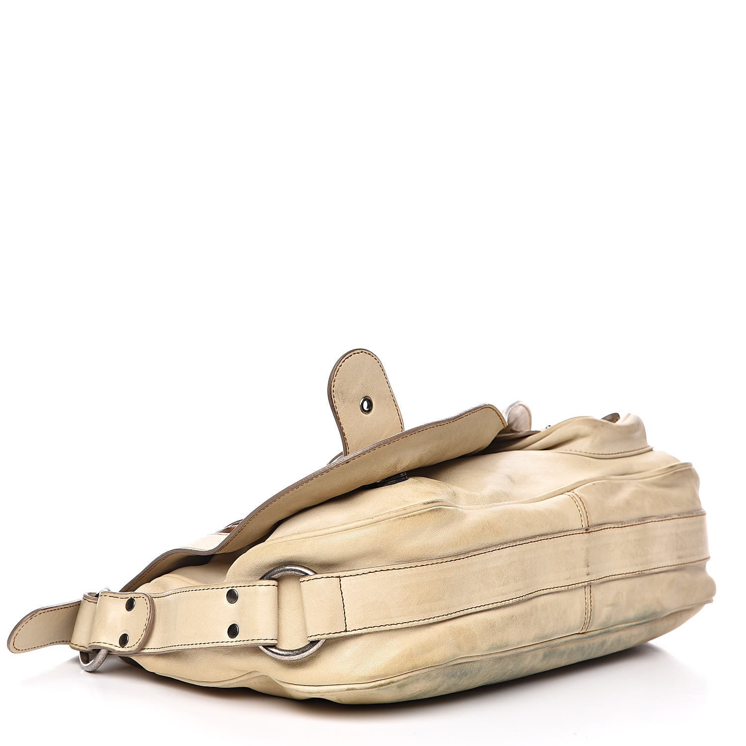 Christian Dior Calfskin Medium Gaucho Double Saddle Bag 4 of 18
