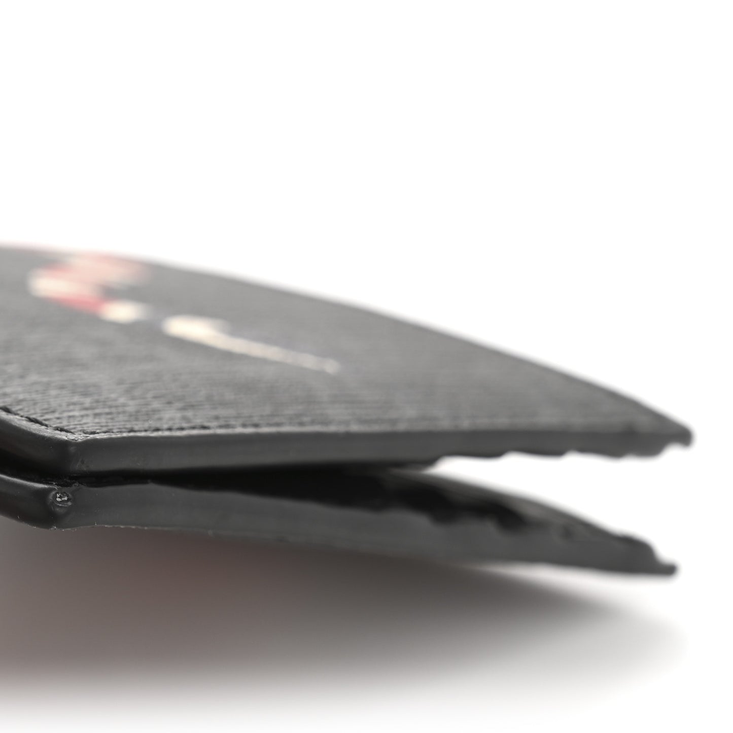 GG Supreme Monogram Kingsnake Nice Bi-Fold Wallet Black Grey
