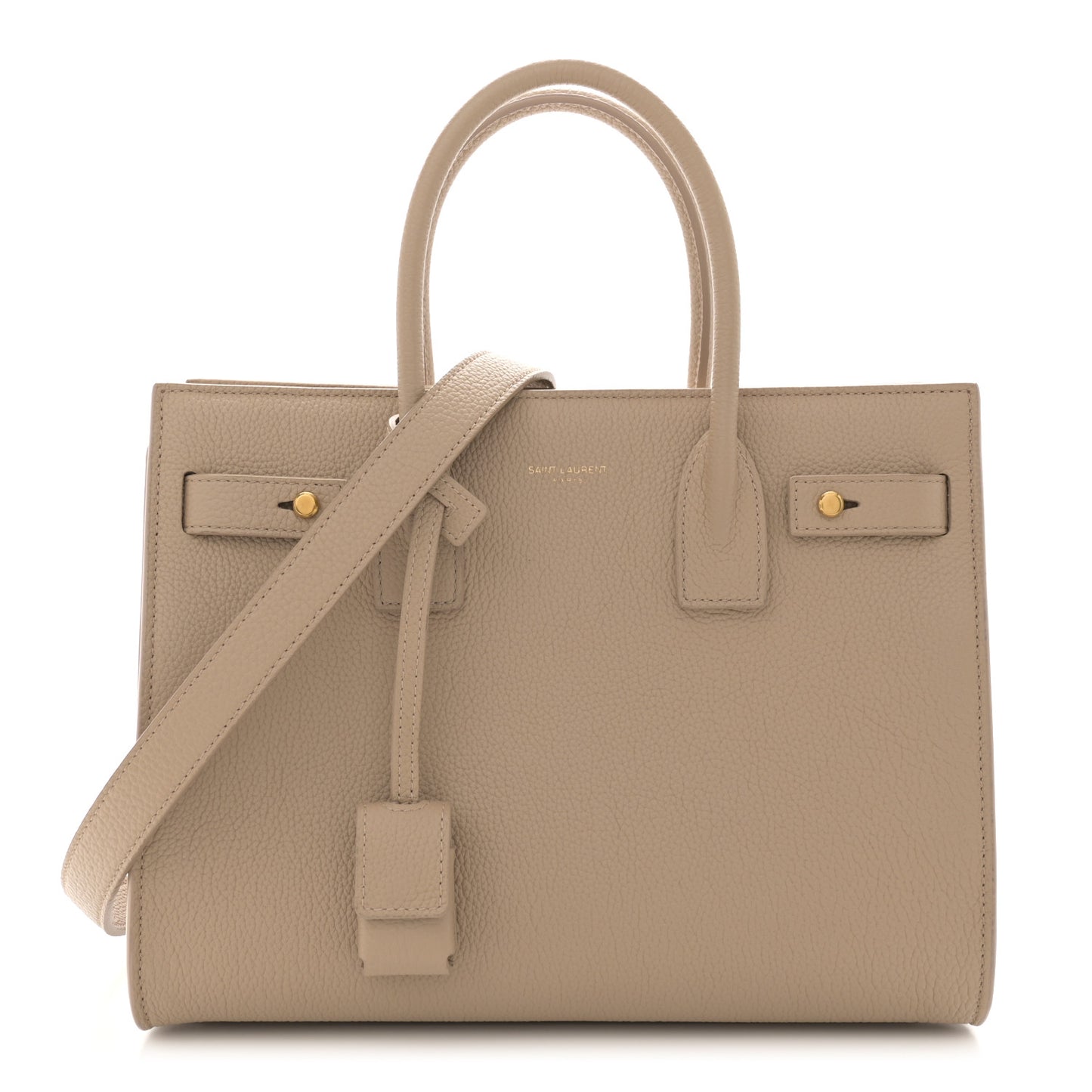 Grained Calfskin Baby Sac De Jour Souple Sea Salt