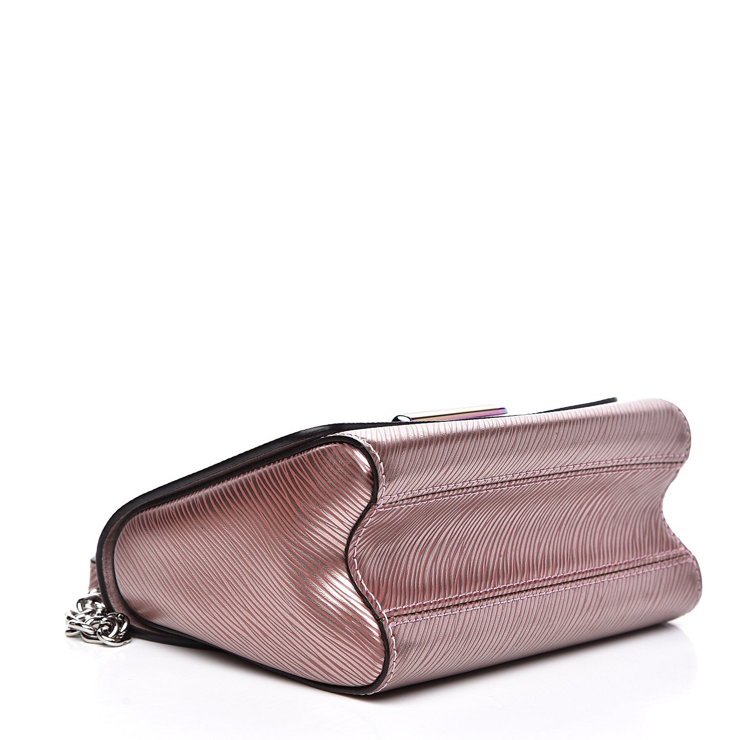 Epi Scarabeo Twist Shoulder Bag PM Rose Gold