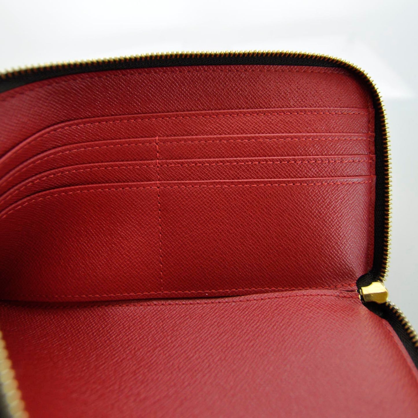 Damier Ebene Complice Trunks and Bags Wallet Red