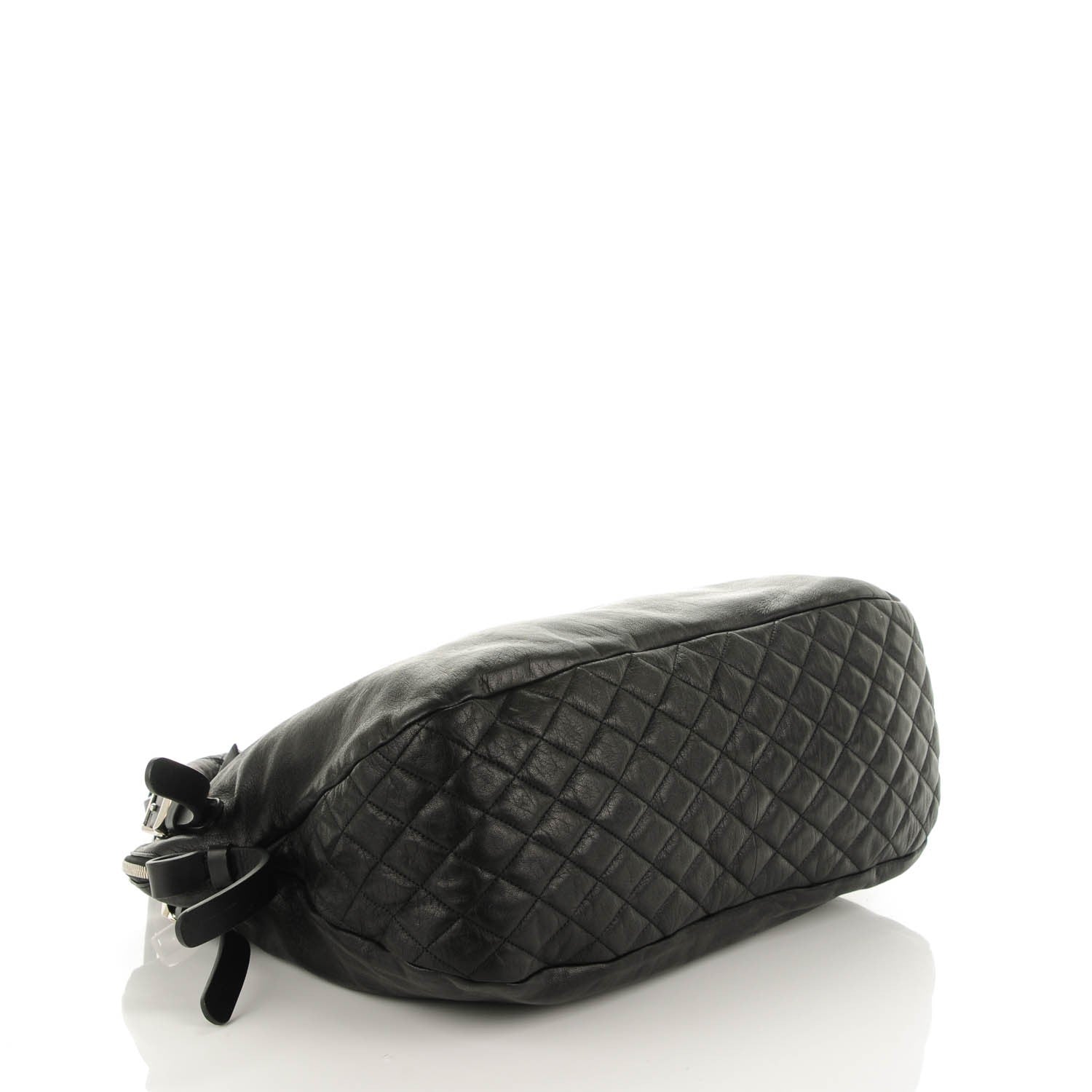 Jimmy Choo Lambskin Large Blake Boho Biker Bag Black 4 of 8