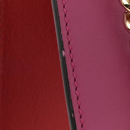 Gucci Moon Calfskin Bi-Color Medium Padlock Shoulder Bag New Rosette Hibiscus Red 13 of 13