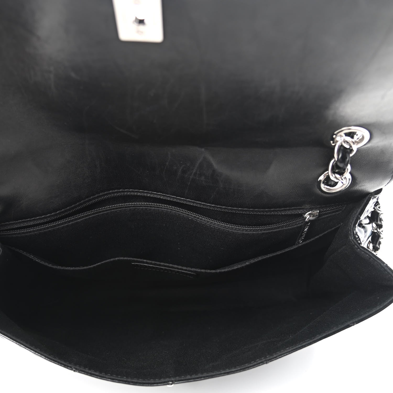 Chanel Vinyl Quilted In the Business Flap Bag Black 5 of 10