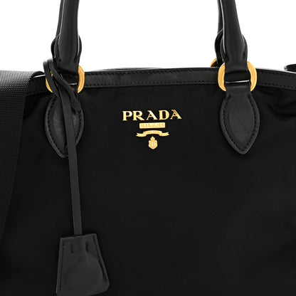 Prada Tessuto Nylon Soft Calf Tote Black 9 of 16