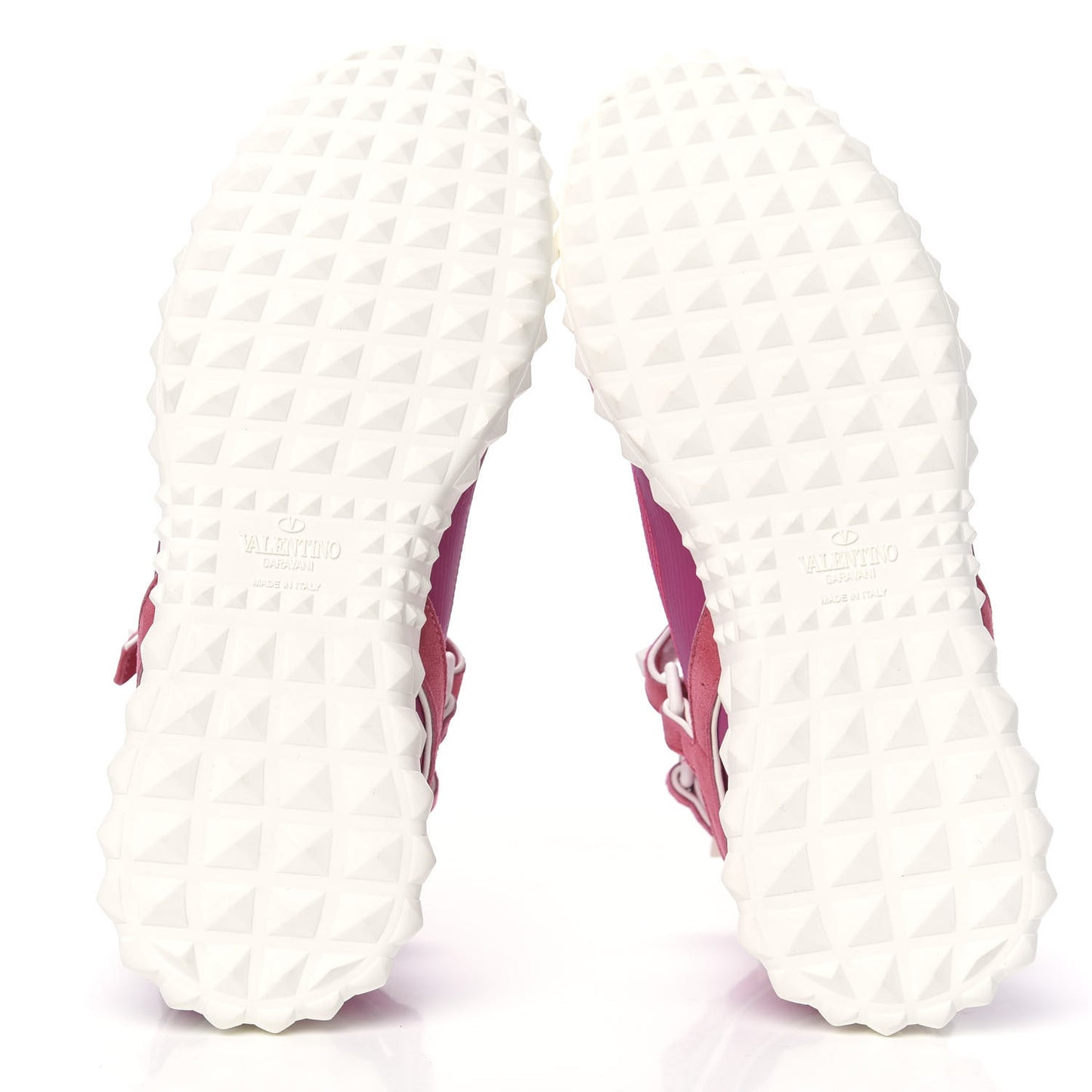 Body Tech Knit Free Rockstud Sock High Top Sneakers 36.5 Pink