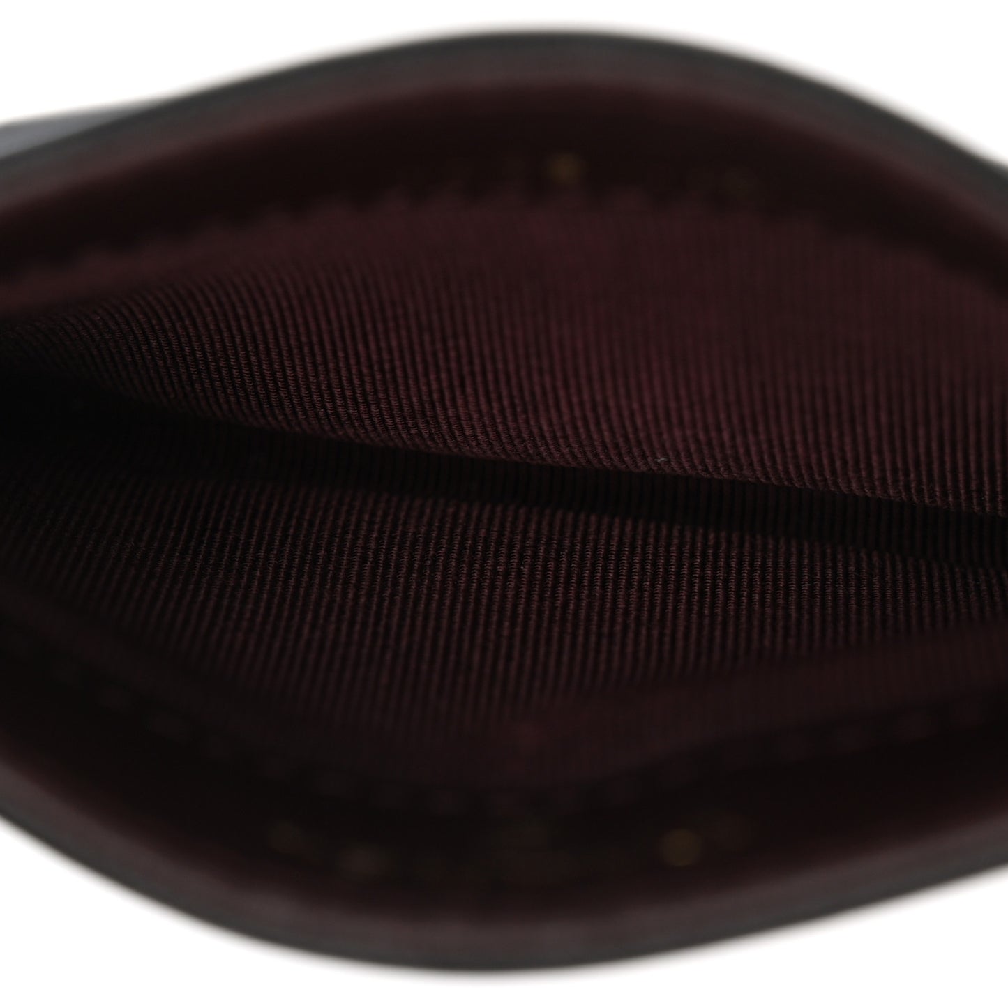 Lambskin Quilted Card Holder Black