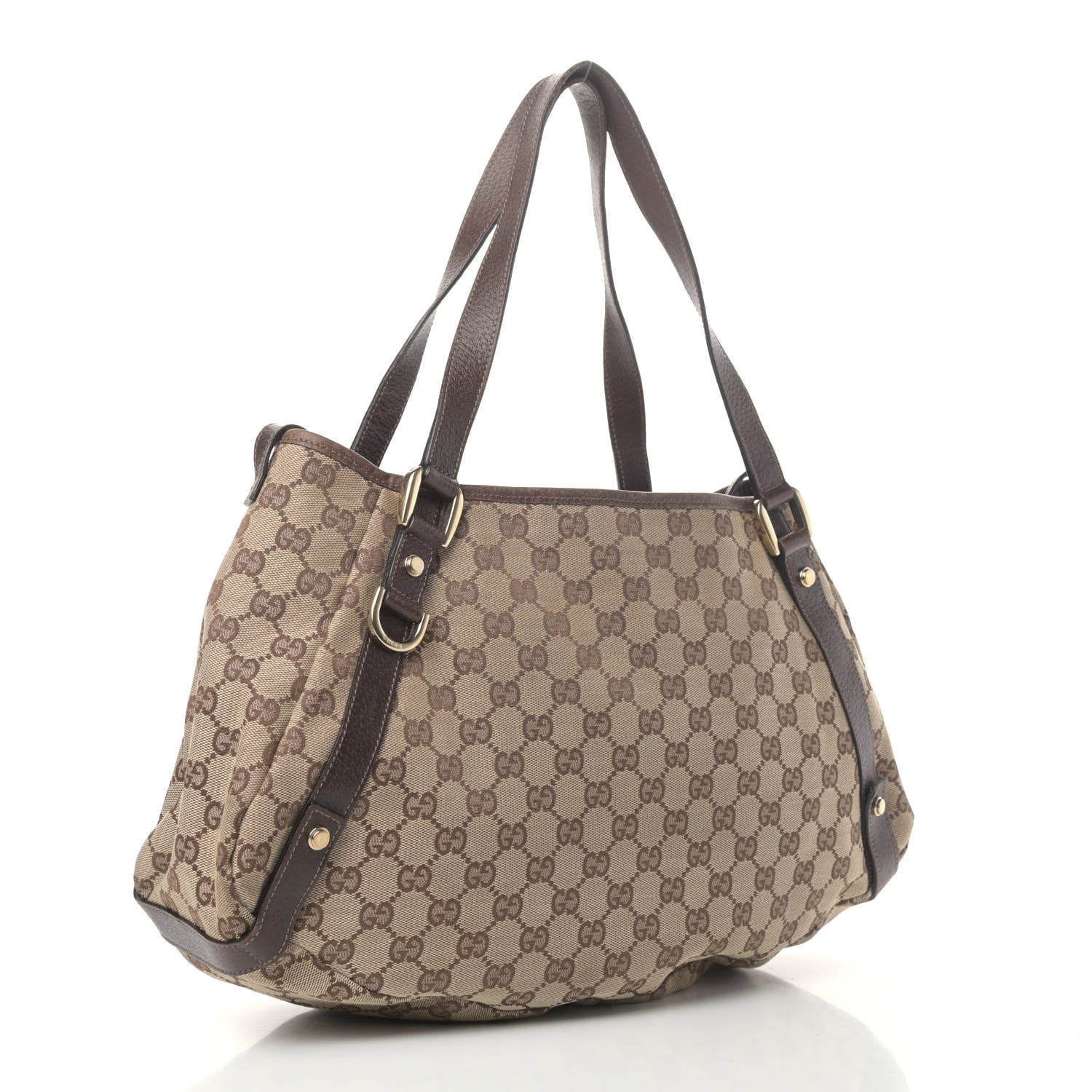 Gucci Monogram Medium Abbey Shoulder Bag Dark Brown 2 of 6