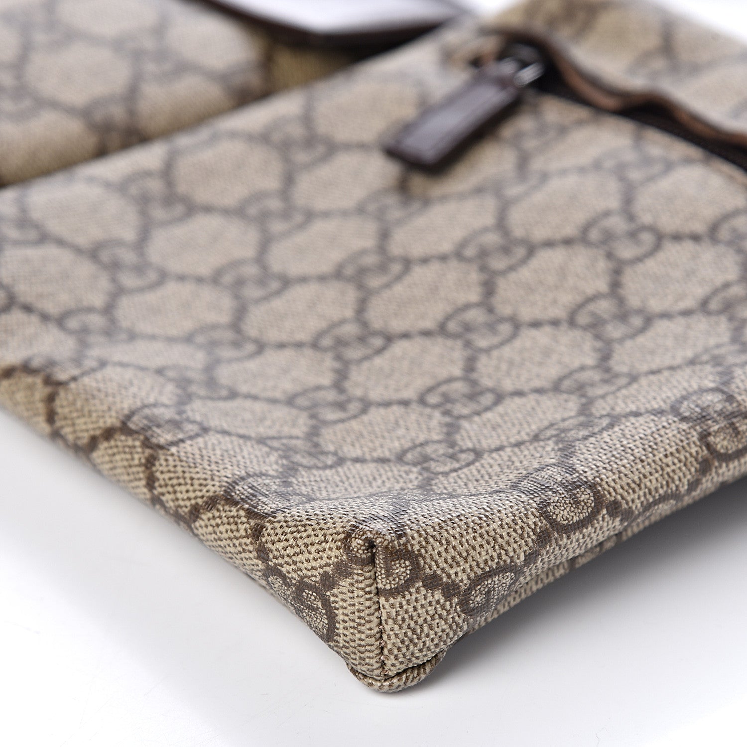 Gucci GG Plus Monogram Double Pocket Belt Bag Dark Brown 12 of 12