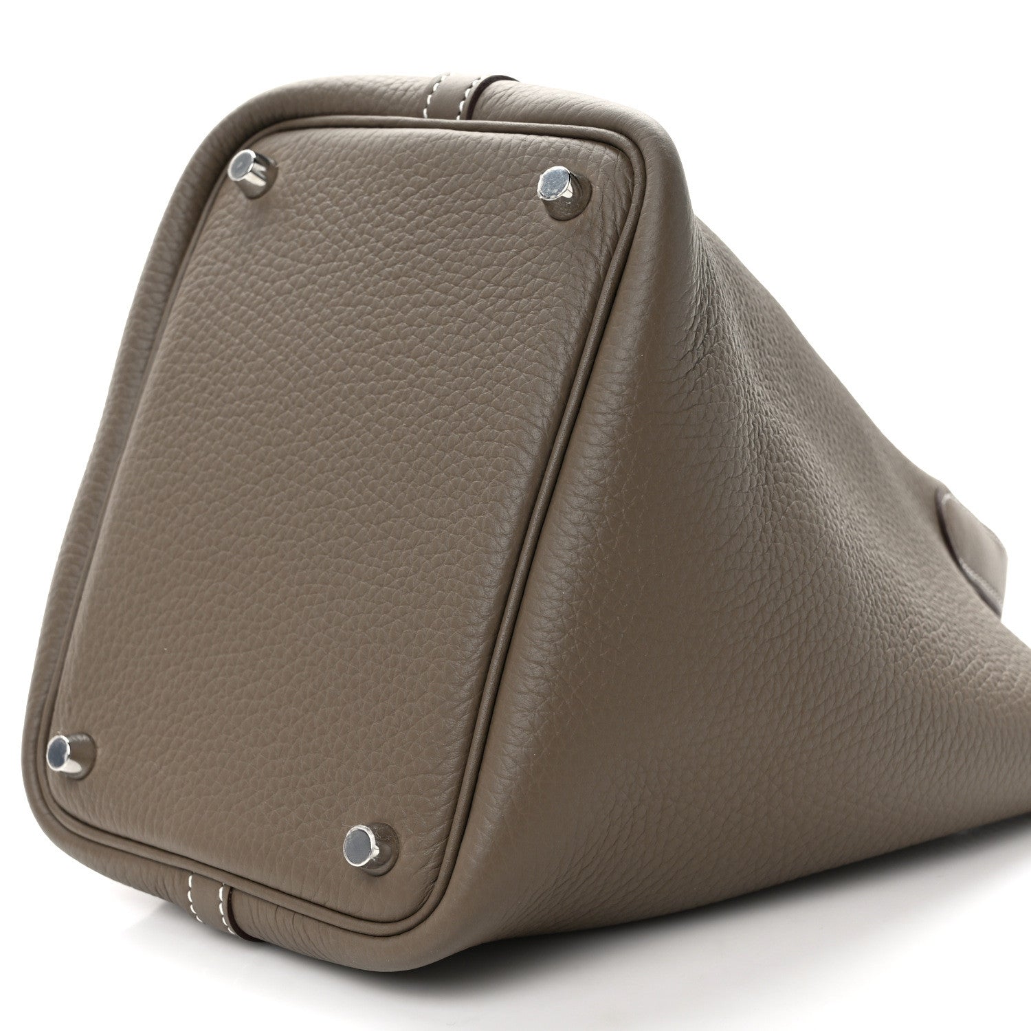 Hermes Taurillon Clemence Picotin Lock 18 PM Etoupe 8 of 9