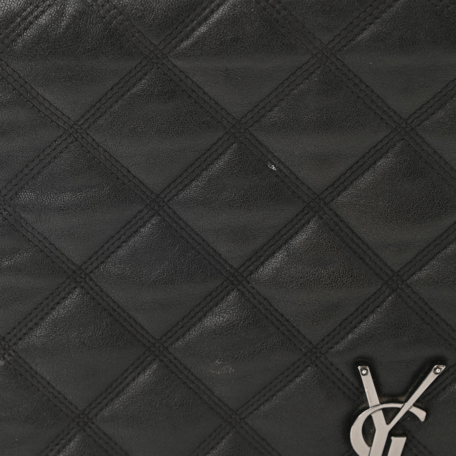 Saint Laurent Lambskin Quilted Small Becky Chain Bag Black 11 of 12