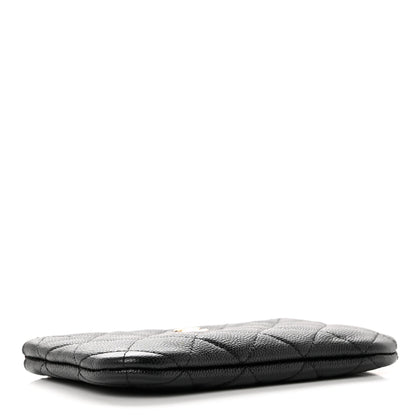 Chanel Caviar Quilted Small Cosmetic Case Black 4 of 8