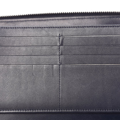 Chanel Caviar Quilted Large Zip Around Organizer Wallet Blue 7 of 9