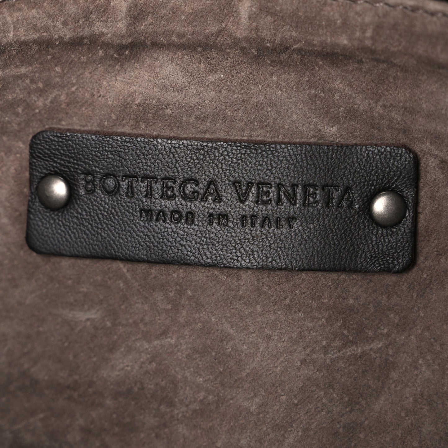Nappa Intrecciato Nodini Bag Ebano