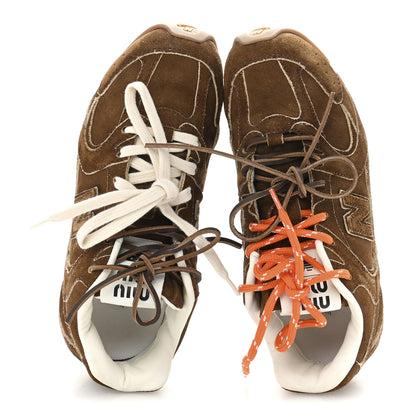 Miu Miu X NEW BALANCE Suede 530 SL Sneakers 37 Cinnamon 2 of 9