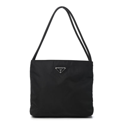 Prada Tessuto Nylon Shoulder Bag Black 1 of 9