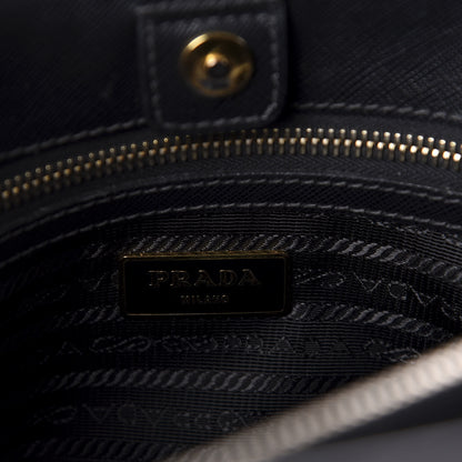 Prada Saffiano Lux Medium Tote Black 9 of 11