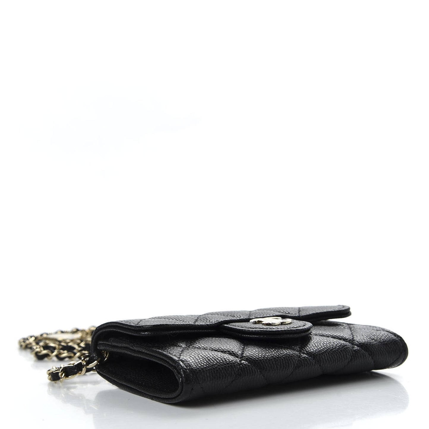 Caviar Quilted Belt Bag Black