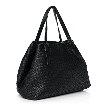 Bottega Veneta Nappa Intrecciato Large Cesta Tote Black 3 of 13