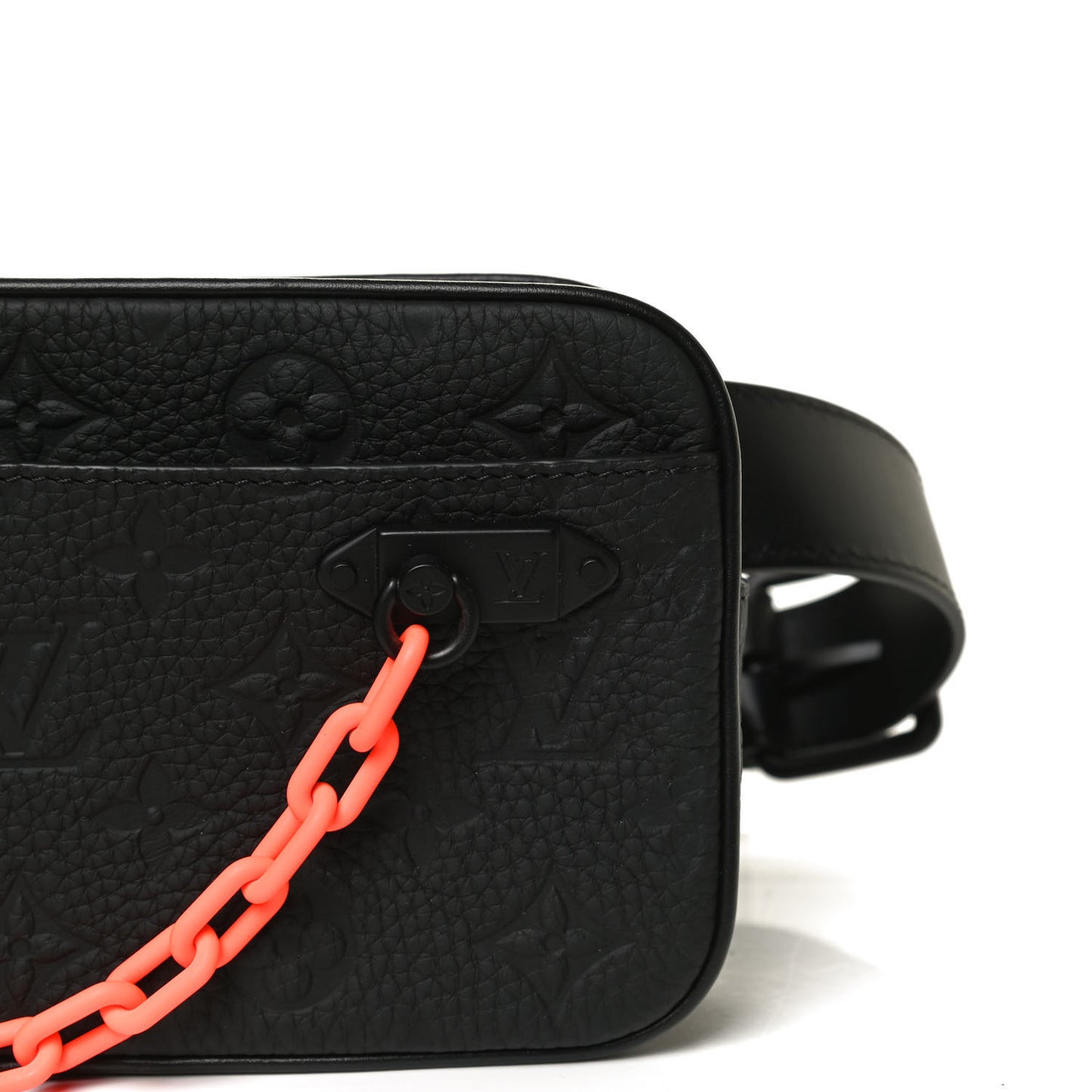 Taurillon Monogram Uniformes Solar Ray Soft Pochette Volga Belt Bag Black