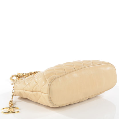 Chanel Lambskin Quilted Tote Beige 4 of 12
