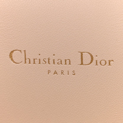 Christian Dior Calfskin Signature CD Vanity Case Caramel Beige 6 of 10