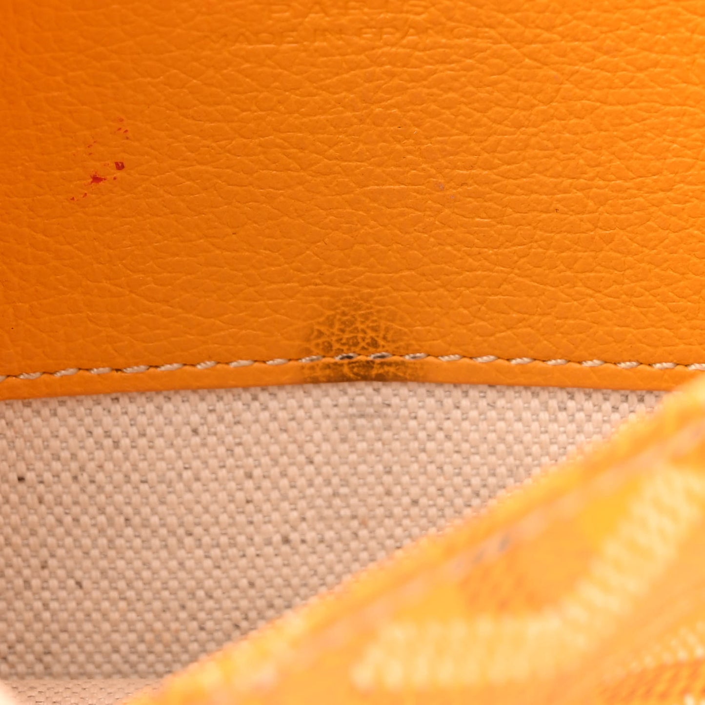 Goyardine Plumet Wallet Clutch Yellow