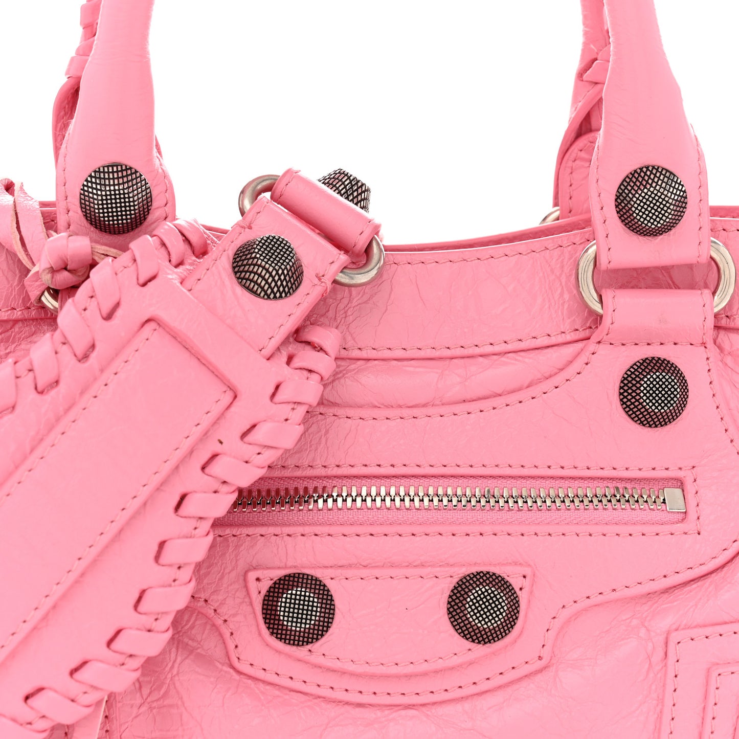 Agneau Arena Neo Cagole Medium Handbag Candy Pink