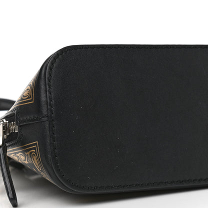 Gucci X SEGA Calfskin GUCCY Stars Mini Dome Shoulder Bag Black Gold 9 of 10