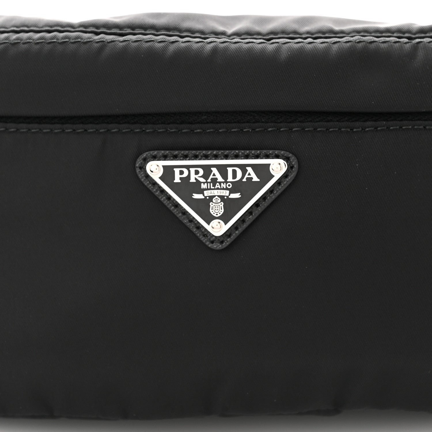 Prada Re-Nylon Belt Bag Black 7 of 9