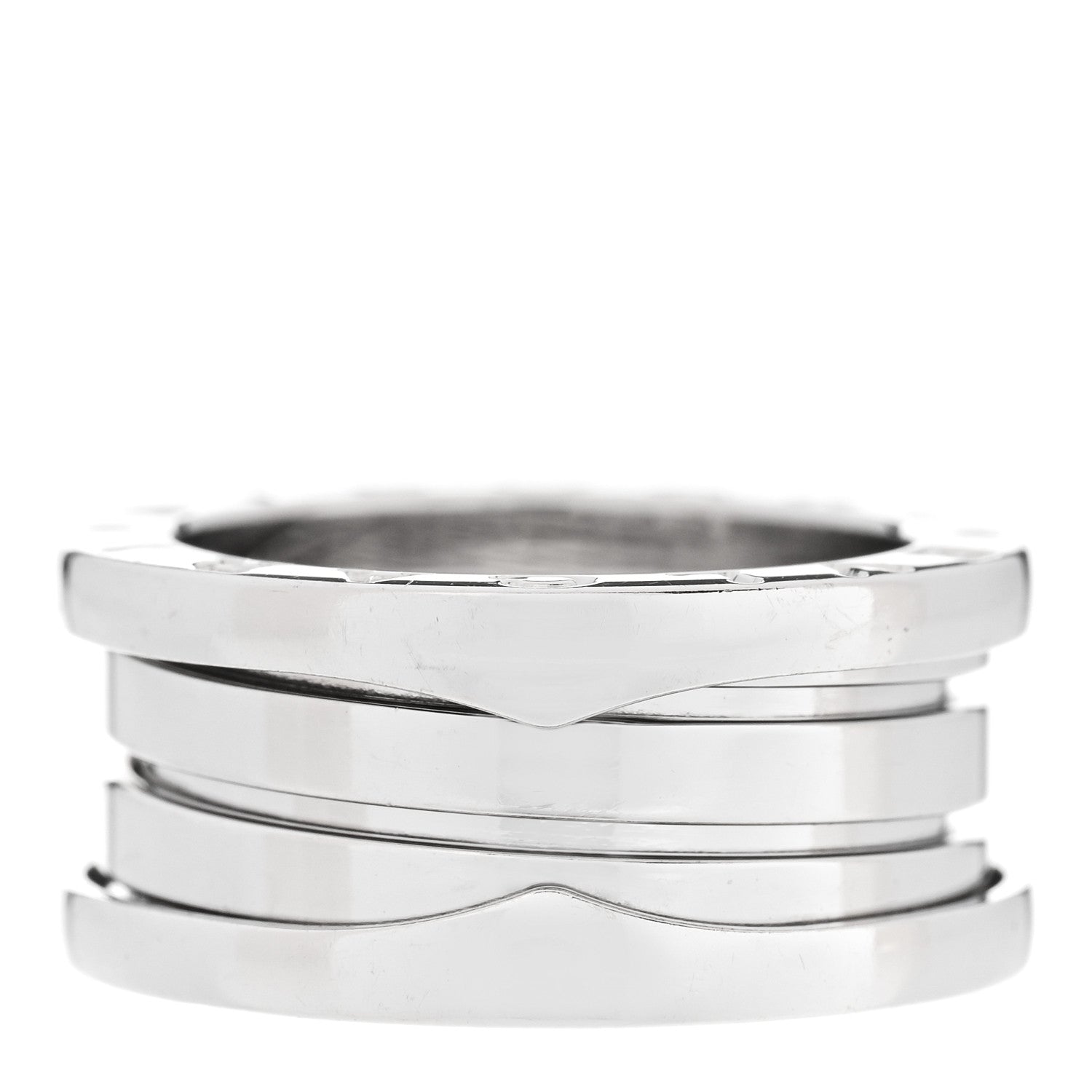 Bulgari 18K White Gold B.Zero1 Three-Band Ring 48 4.5 3 of 5