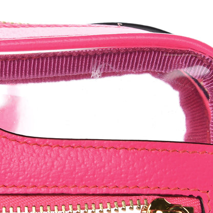Gucci Vinyl Web Mini Ophidia Transparent Shoulder Bag Fluorescent Fuchsia 7 of 7